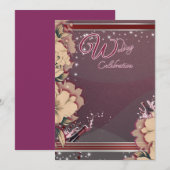 Wine Celebration Invitation (Devant / Derrière)