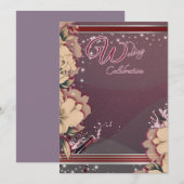 Wine Celebration Invitation (Devant / Derrière)