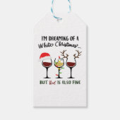 Wine Christmas  Cadeaulabel (Voorkant)