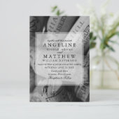 Wine Cork Wedding Invitation Kaart (Staand voorkant)