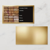 Wine Corks Business Card Visitekaartje (Voorkant / Achterkant)