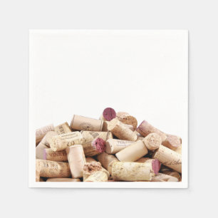 Wine Corks Napkins Servetten