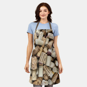 Wine Corks Photo Apron Schort