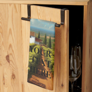 Wine Country Vineyards Personaliseren Tekst wijzig Theedoek