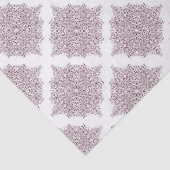 Wine Damask op Witte Decoupage Tissuepapier (Detail)