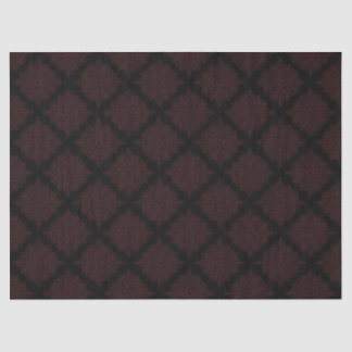 Wine Damask op zwarte ontkoppeling Tissuepapier