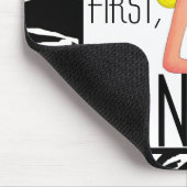 "Wine DIVA" - Maar eerst, wijn... Muismat (Hoek)