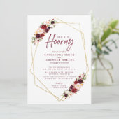 Wine Engagement Party Kaart (Staand voorkant)