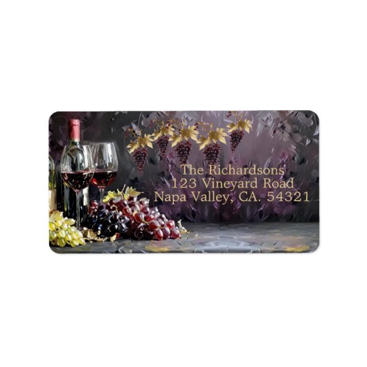 Wine Enthusiasts Address Label (Voorkant)