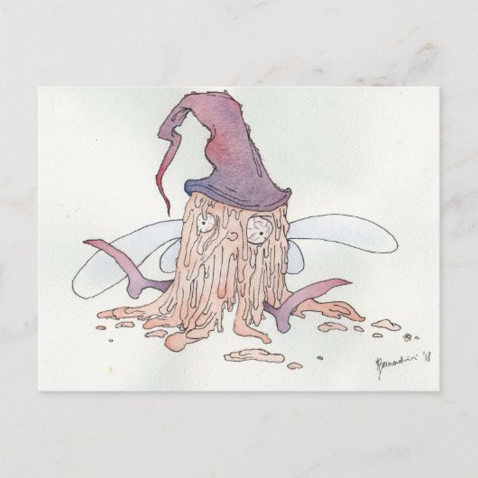 Wine fairy - température ambiante carte postale ho (Devant)