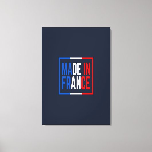 Wine France kunstwerk Canvas Afdruk (Voorkant)