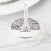 Wine Glass Labels Identifier Marker Paper Glitter (Dichtbij)