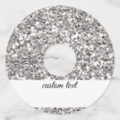 Wine Glass Labels Identifier Marker Paper Glitter (Achterkant)