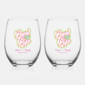 wine Glass Set Wijnglas Zonder Voet (Voorkant)