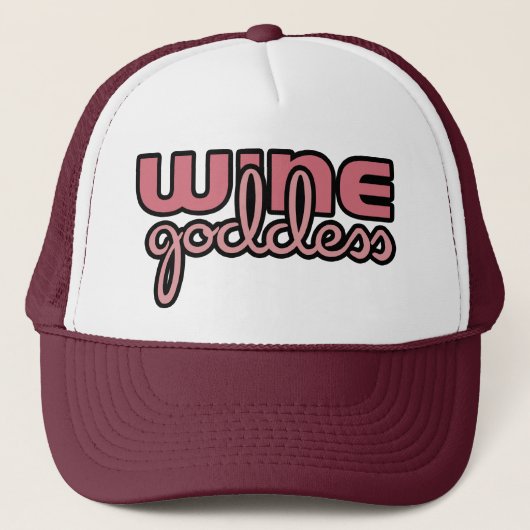 Wine Goddess Wine Trucker Pet (Voorkant)
