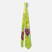 *~* Wine Grapes Wine laat Waterverf Mannen achter Stropdas (Achterkant)