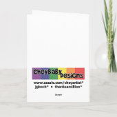 Wine Hartelijk dank Bedankkaart (Achterkant)