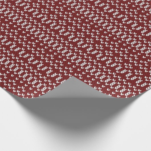 Wine Holiday Sweater Cadeaupapier (Hoek)