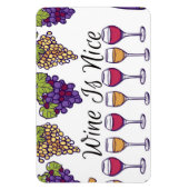 Wine Is Nice Flexible Photo Magnet (Vertical)