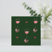 Wine lover invitation (Debout devant)