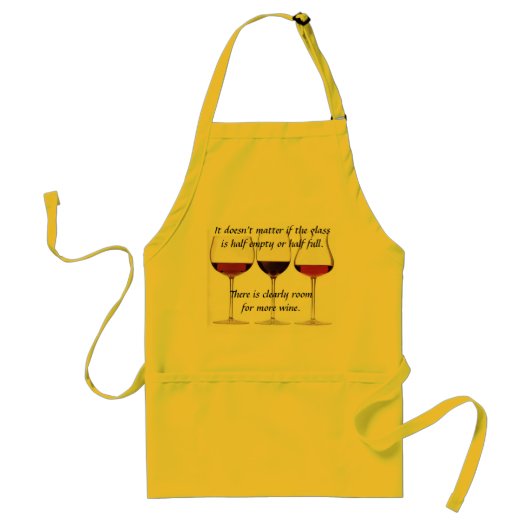 Wine Lovers Apron Standaard Schort (Voorkant)