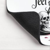 Wine Make Me Feel Less Murdery Funny Gothic Witch Muismat (Hoek)