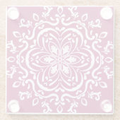 Wine Mandala Glazen Onderzetter (Achterkant)