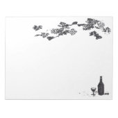 Wine Menu Notitieblok (Voorkant)