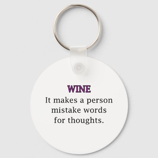 Wine Mistakes Sleutelhanger (Voorkant)