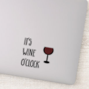 Wine O'Clock Sticker