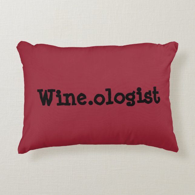 Wine.ologist Quote Accent Pillow Kussen (Voorkant)