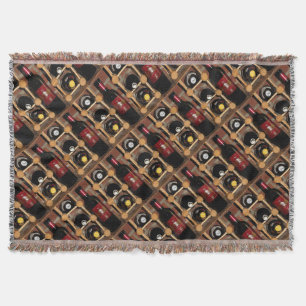 Wine Rack Throw Blanket Deken