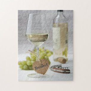 Wine Sommelier Vine Lover Bottle Grape Design Legpuzzel