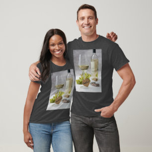 Wine Sommelier Vine Lover Bottle Grape Design Lugg T-shirt