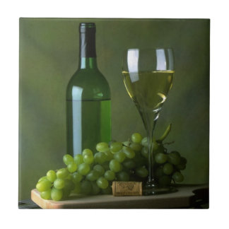 Wine still Life Tile Trivet Tegeltje