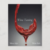 Wine Tasting Flyer (Voorkant)