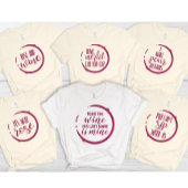 Wine-Themed Bride Tri-Blend Shirt