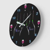 Wine Time Kitchen Clock Grote Klok (Hoek)