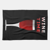Wine Time Kitchen Towel Theedoek (Horizontaal)