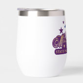 Wine Tumbler avec le logo de Miss Gay Texas State (Droite)