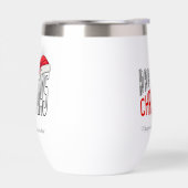 Wine Tumbler : It's Christmas (white) (Gauche)