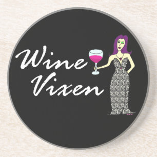 Wine Vixen Wickely Dark Zandsteen Onderzetter