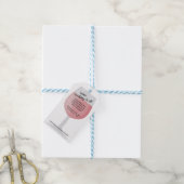 Wine Wishing Well invoegen en cadeau Label Cadeaulabel (Met Touw)