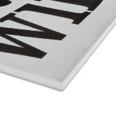 Wine Word Cloud Design Glass Cutting Board Snijplank (Hoek)