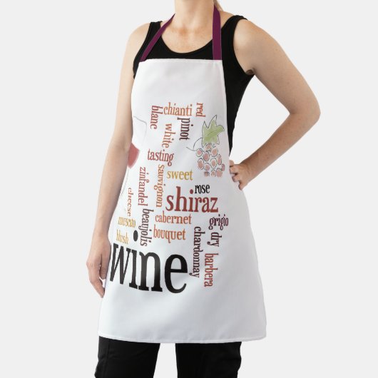 Wine Word Cloud Design Schort (Insitu)