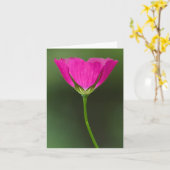 Winecup Wildflower Notecards Kaart (Gele Bloem)