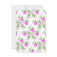 Winecups and Asters - Peak Summer - Thank You Card