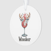 Winedeer Reindeer Christmas Xmas Matching Family (devant)
