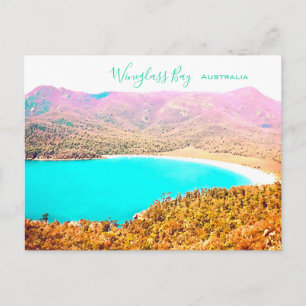 Wineglass Bay Tasmania Australië Briefkaart