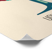 Wineglass Poster moderne du milieu du siècle - Per (Coin)